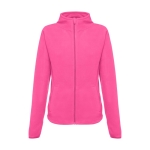 Women's fleece and polyester jacket, 260 g/m2, THC Helsinki pink colour