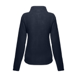 Women's fleece and polyester jacket, 260 g/m2, THC Helsinki navy-blue colour second view