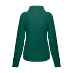 Women's fleece and polyester jacket, 260 g/m2, THC Helsinki dark green colour second view