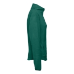 Women's fleece and polyester jacket, 260 g/m2, THC Helsinki dark green colour third view