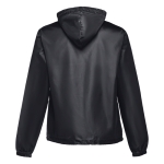 Unisex polyester windbreaker jacket, 65 g/m2 black colour