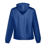 Unisex polyester windbreaker jacket, 65 g/m2 blue colour