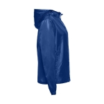 Unisex polyester windbreaker jacket, 65 g/m2 blue colour third view