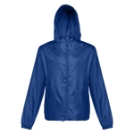 Unisex polyester windbreaker jacket, 65 g/m2 blue colour fourth view