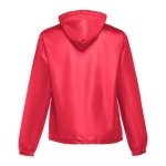 Unisex polyester windbreaker jacket, 65 g/m2 red colour