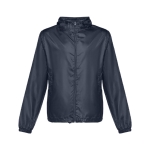 Unisex polyester windbreaker jacket, 65 g/m2 navy-blue colour first view