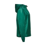 Unisex polyester windbreaker jacket, 65 g/m2 dark green colour third view