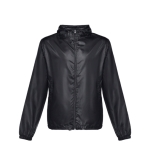 Kid's windproof polyester jackets, 65 g/m2 black colour