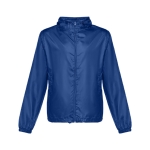 Kid's windproof polyester jackets, 65 g/m2 blue colour first view