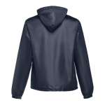 Kid's windproof polyester jackets, 65 g/m2 navy-blue colour third view