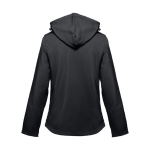 Women's polyester softshell jacket, 280 g/m2, THC Zagreb black colour second view