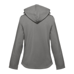 Women's polyester softshell jacket, 280 g/m2, THC Zagreb grey colour