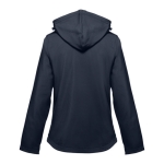 Women's polyester softshell jacket, 280 g/m2, THC Zagreb navy-blue colour