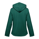 Women's polyester softshell jacket, 280 g/m2, THC Zagreb dark green colour