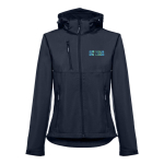 Women's polyester softshell jacket, 280 g/m2, THC Zagreb main view