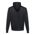 Hooded polyester jacket, 280 g/m2, THC Skopje black colour second view