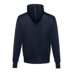 Hooded polyester jacket, 280 g/m2, THC Skopje navy-blue colour