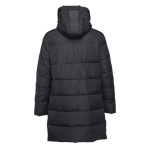 Padded unisex polyester parka, THC Brussels black colour