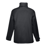 Waterproof padded coat made of polyester, THC Liubliana black colour second view