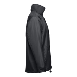 Waterproof padded coat made of polyester, THC Liubliana black colour third view