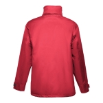 Waterproof padded coat made of polyester, THC Liubliana red colour second view