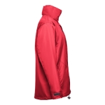 Waterproof padded coat made of polyester, THC Liubliana red colour third view