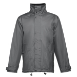 Waterproof padded coat made of polyester, THC Liubliana grey colour