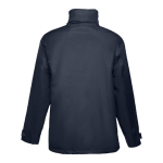 Waterproof padded coat made of polyester, THC Liubliana navy-blue colour second view