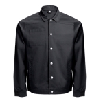 Work jacket made of cotton, 240 g/m2, THC Bratislava black colour