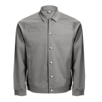 Work jacket made of cotton, 240 g/m2, THC Bratislava grey colour