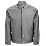 Work jacket made of cotton, 240 g/m2, THC Bratislava grey colour first view