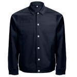 Work jacket made of cotton, 240 g/m2, THC Bratislava navy-blue colour first view