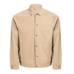 Work jacket made of cotton, 240 g/m2, THC Bratislava light brown colour