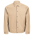 Work jacket made of cotton, 240 g/m2, THC Bratislava light brown colour first view