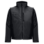 Work jacket convertible into vest, 170 g/m2 black colour first view