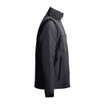 Work jacket convertible into vest, 170 g/m2 black colour