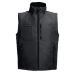 Work jacket convertible into vest, 170 g/m2 black colour fourth view