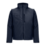 Work jacket convertible into vest, 170 g/m2 navy-blue colour