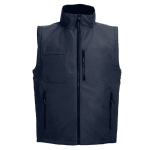 Work jacket convertible into vest, 170 g/m2 navy-blue colour fourth view