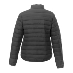 Women's insulated nylon 380T jacket, Elevate Essentials dark grey colour