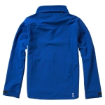 Waterproof polyester softshell jacket 300 g/m², Elevate Life blue colour