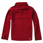 Waterproof polyester softshell jacket 300 g/m², Elevate Life red colour