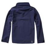 Waterproof polyester softshell jacket 300 g/m², Elevate Life navy-blue colour