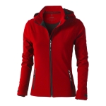 Women's hooded polyester softshell jacket 300 g/m², Elevate Life