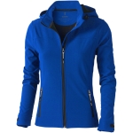 Women's hooded polyester softshell jacket 300 g/m², Elevate Life