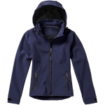 Women's hooded polyester softshell jacket 300 g/m², Elevate Life