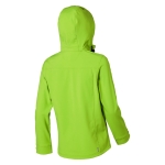 Women's hooded polyester softshell jacket 300 g/m², Elevate Life