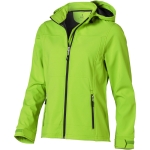 Women's hooded polyester softshell jacket 300 g/m², Elevate Life