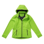 Women's hooded polyester softshell jacket 300 g/m², Elevate Life