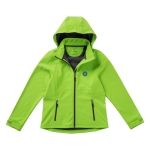 Women's hooded polyester softshell jacket 300 g/m², Elevate Life